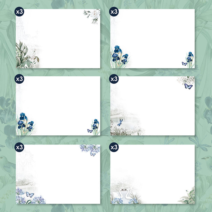 Kanban Crafts Serenity Insert Papers, 18 sheets