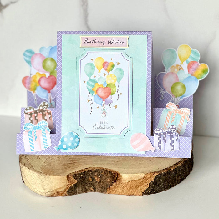 Pretty Pastels Stepper-Karten und Umschläge, 12 Stück