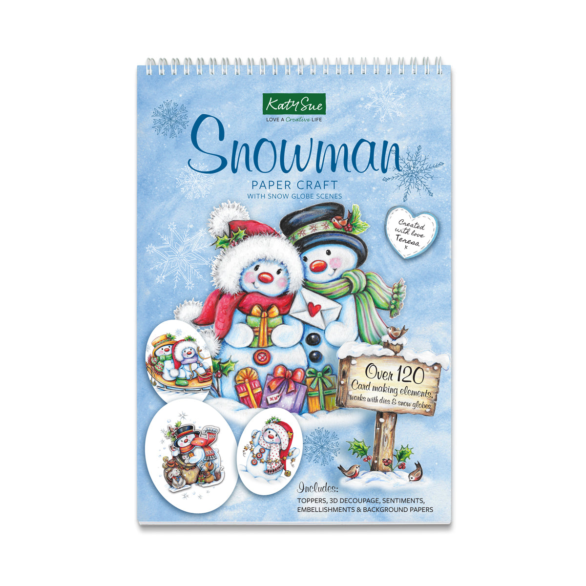 Snowman Paper Craft Pad (Not Die Cut)