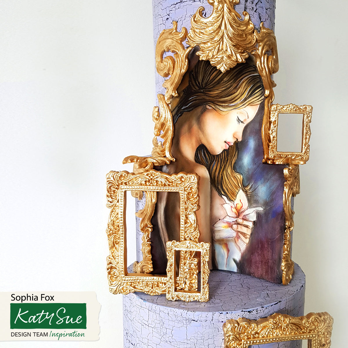 Large Vintage Frame Silicone Mould