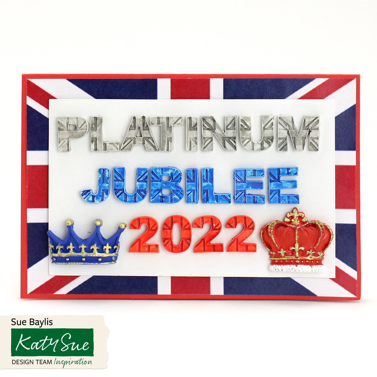 Union Jack Alphabet and Numbers Silicone Moulds, set of 2