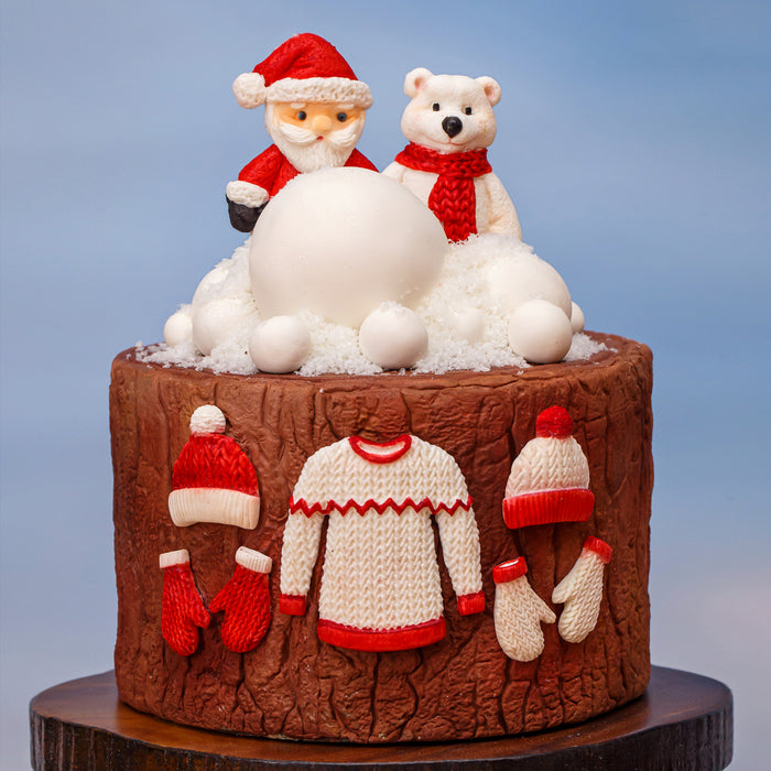 Knitted Sweater, Hat & Mittens Silicone Mould