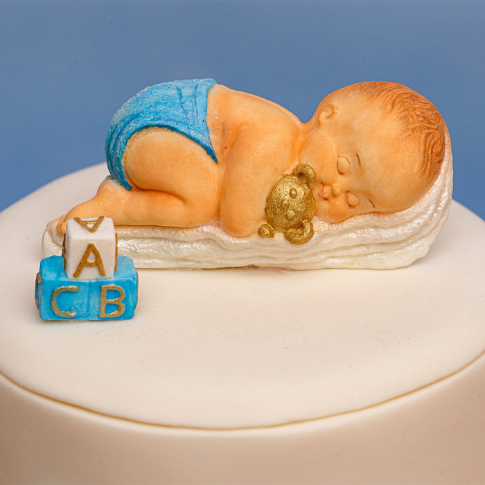 Baby on Blanket Silicone Mould