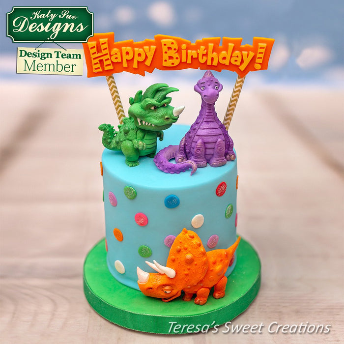 Triceratops Silicone Mould — Katy Sue Designs