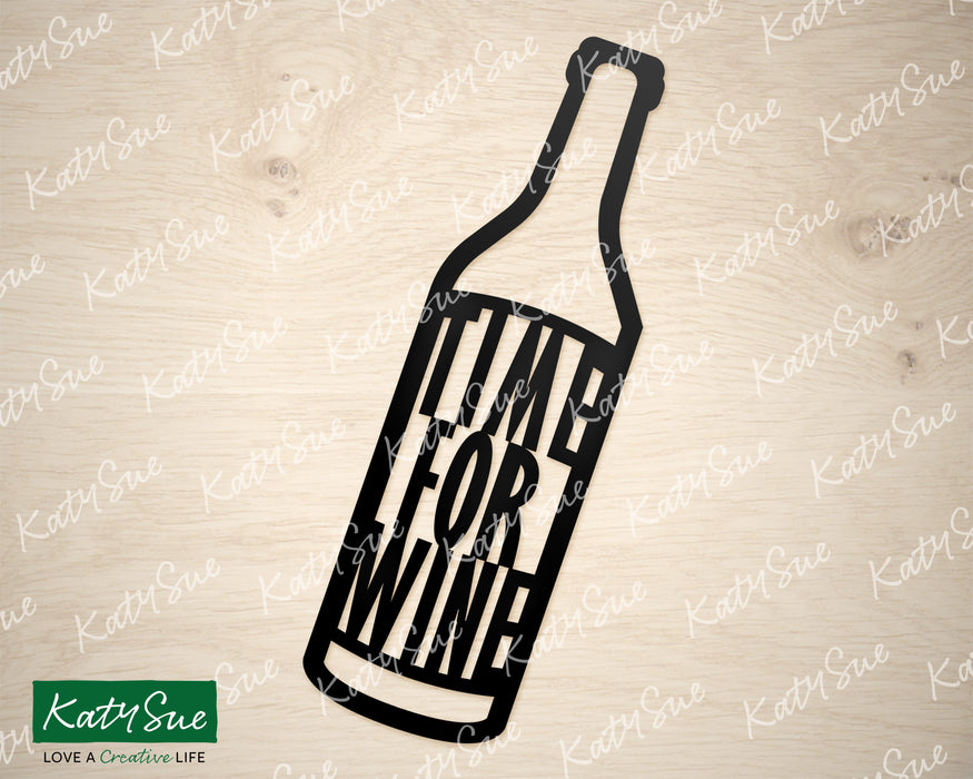 Time for Wine | Digital Cutting File
