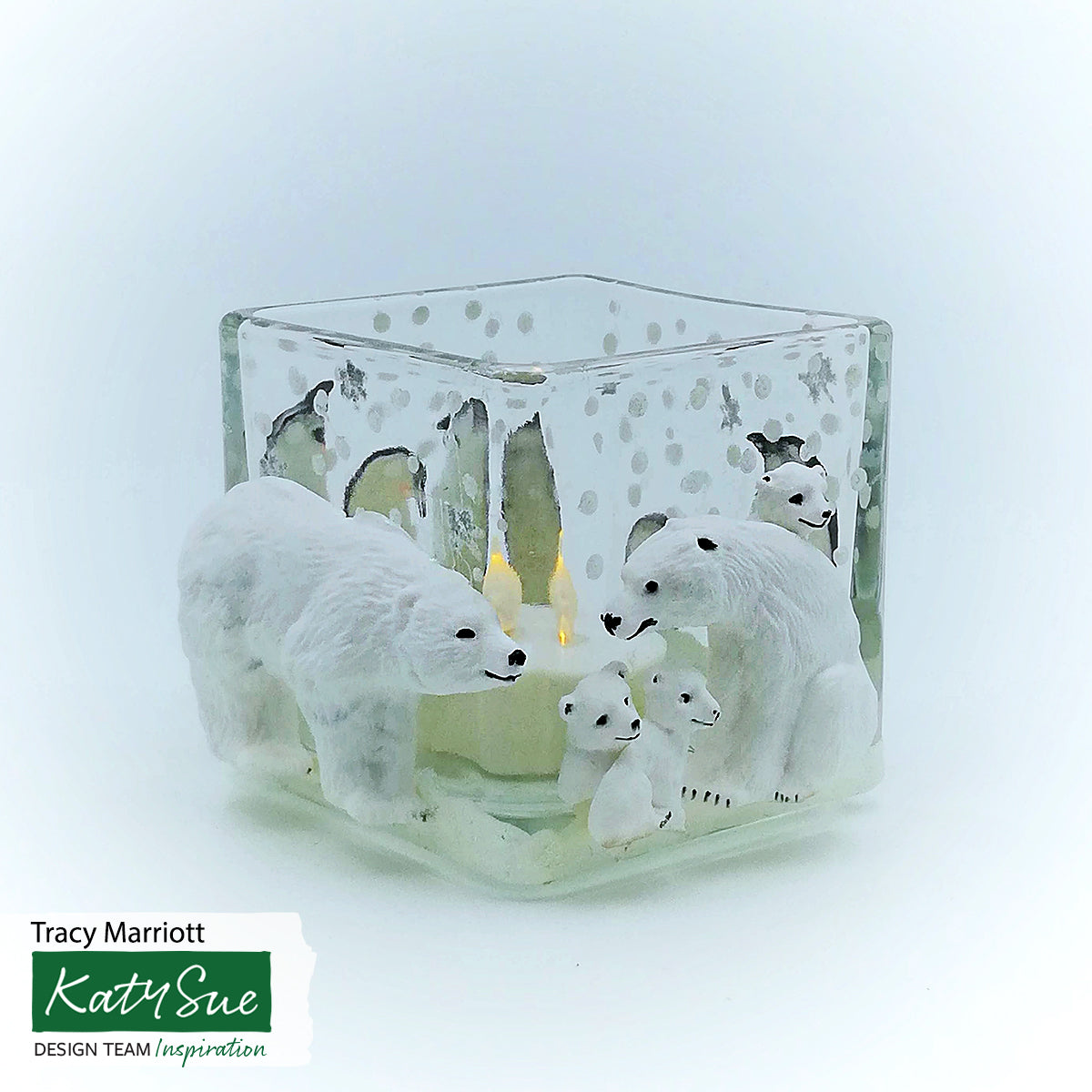 Polar Bear Family Silicone Mould
