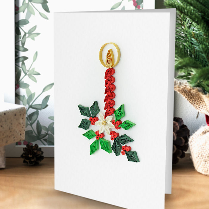 Miniatur-Quilling-Anleitungen für traditionelles Weihnachten herunterladen