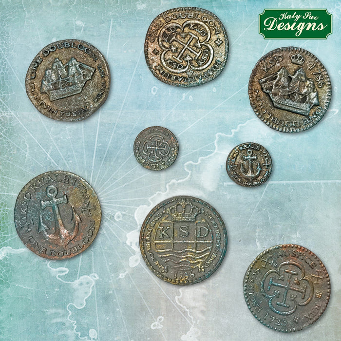 Treasure Coins Silicone Mould
