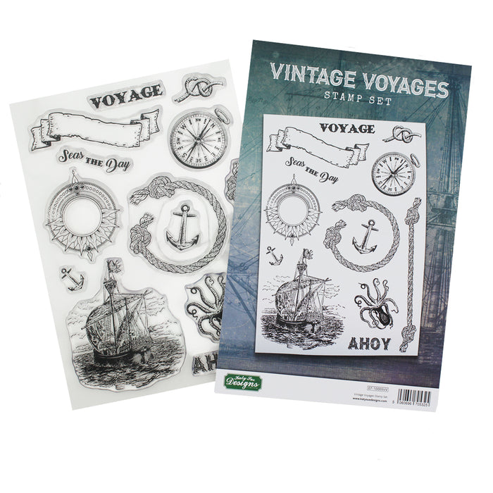 Vintage Voyages Stamp Set