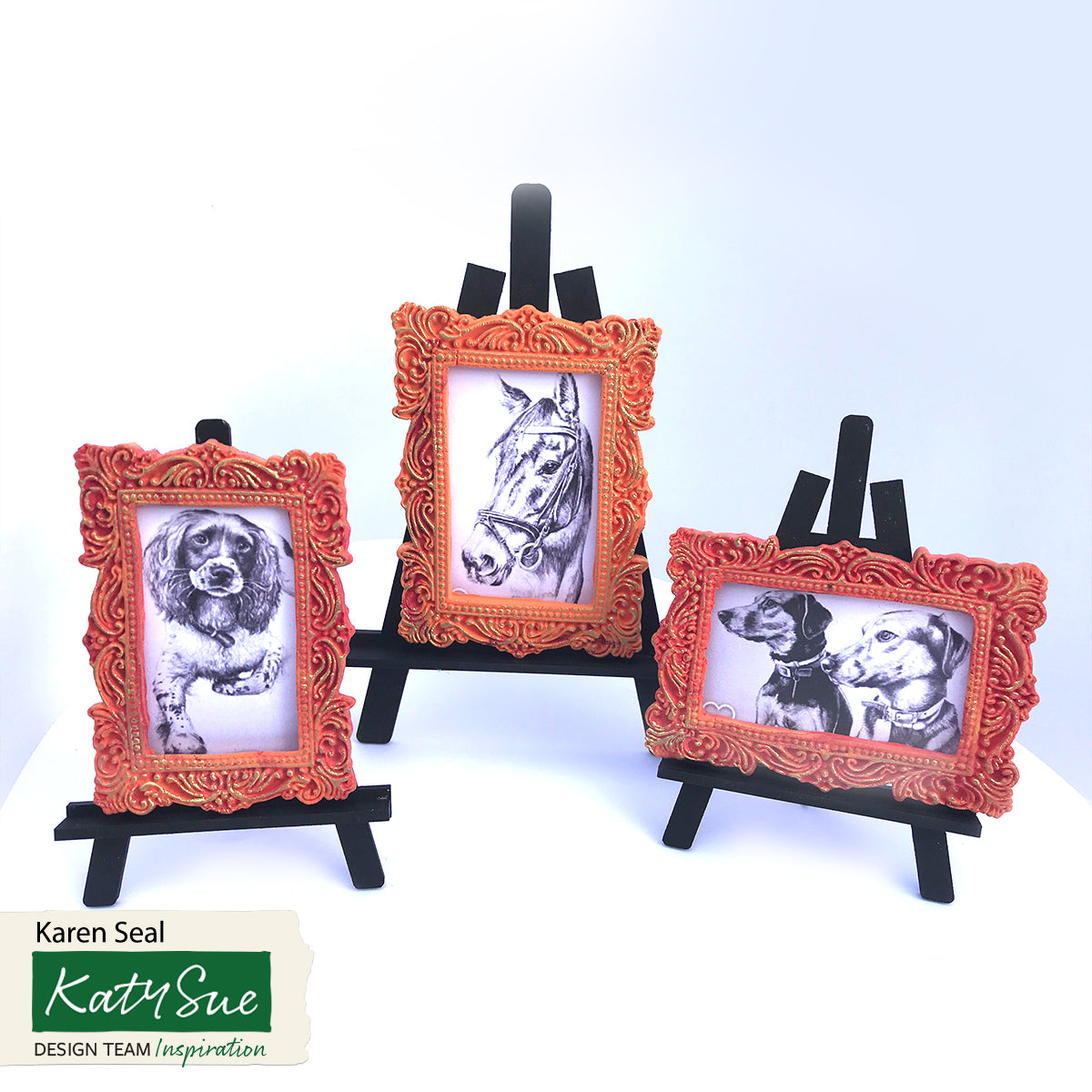 Large Vintage Frame Silicone Mould