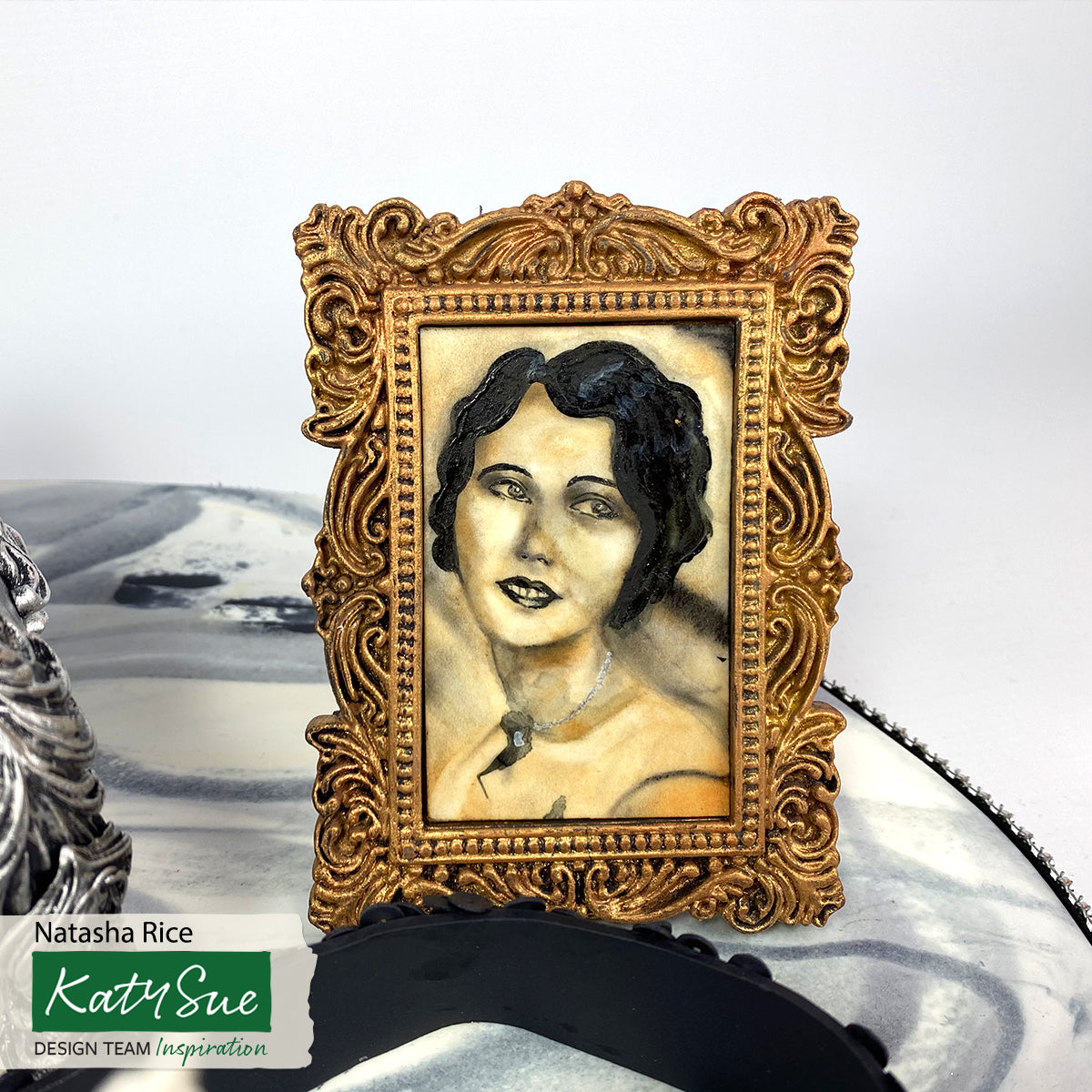 Large Vintage Frame Silicone Mould