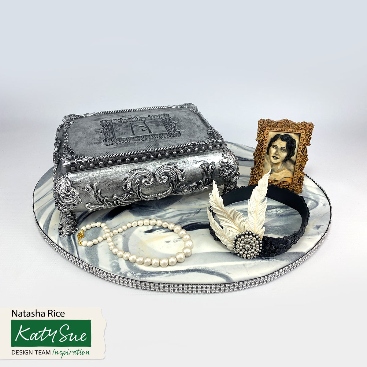 Large Vintage Frame Silicone Mould