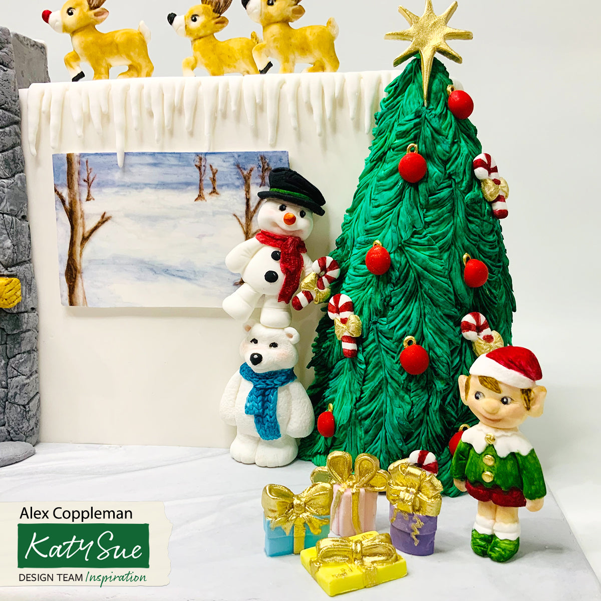 CD - Elf Cake Decorating Mould