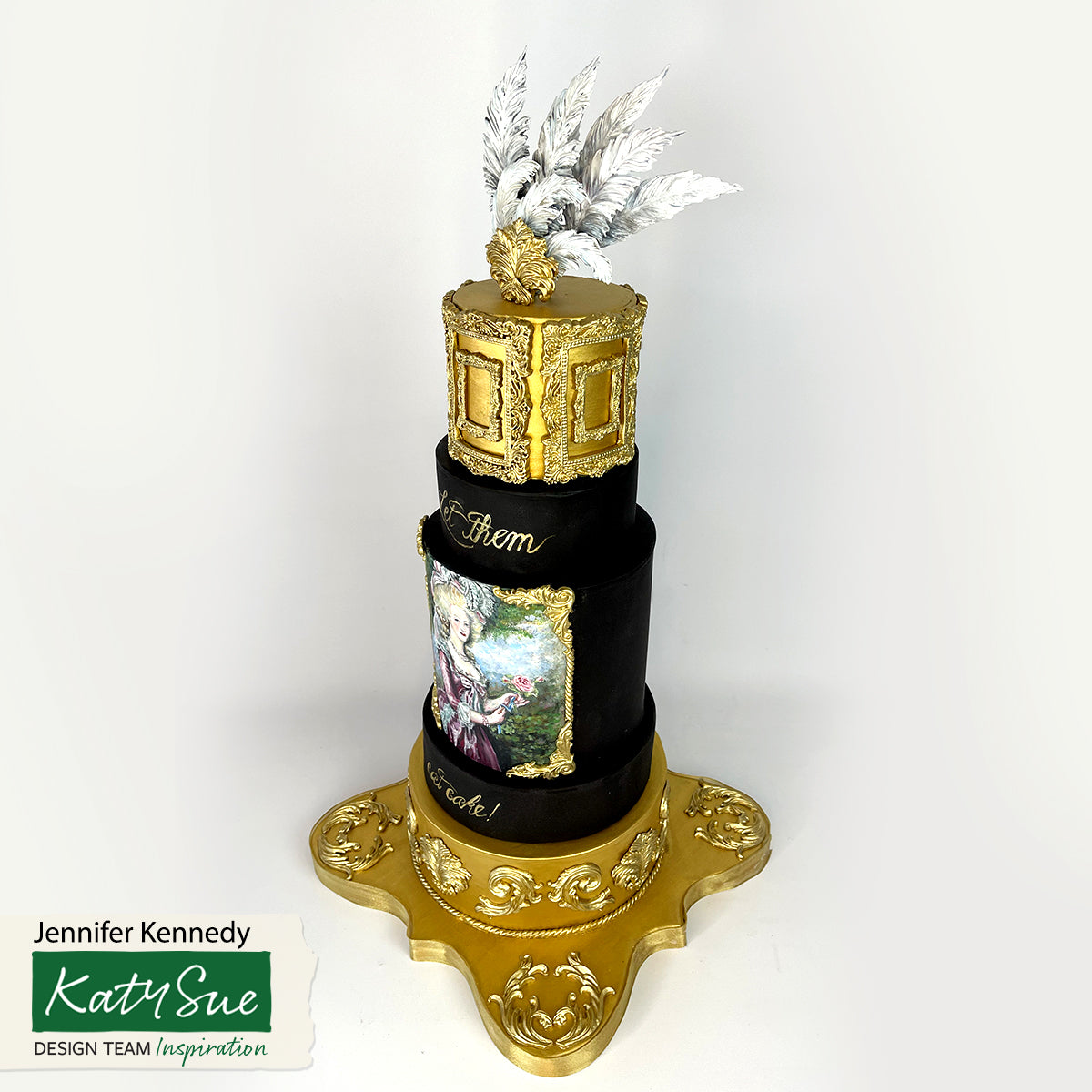 Large Vintage Frame Silicone Mould