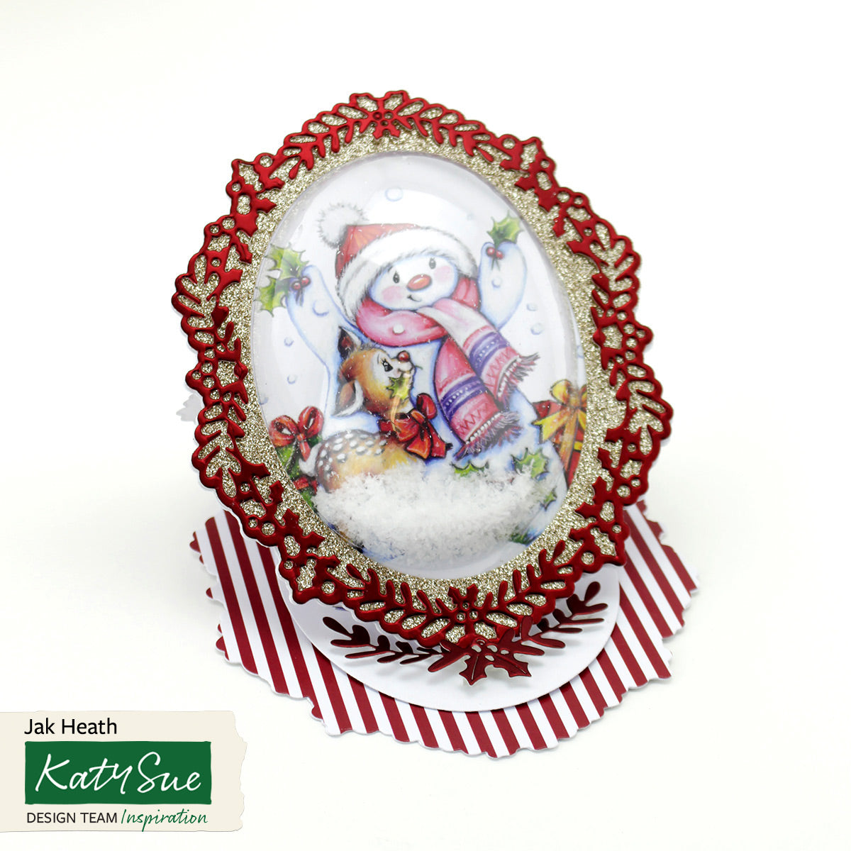 C - Snow Globe Die Set - Christmas Holly