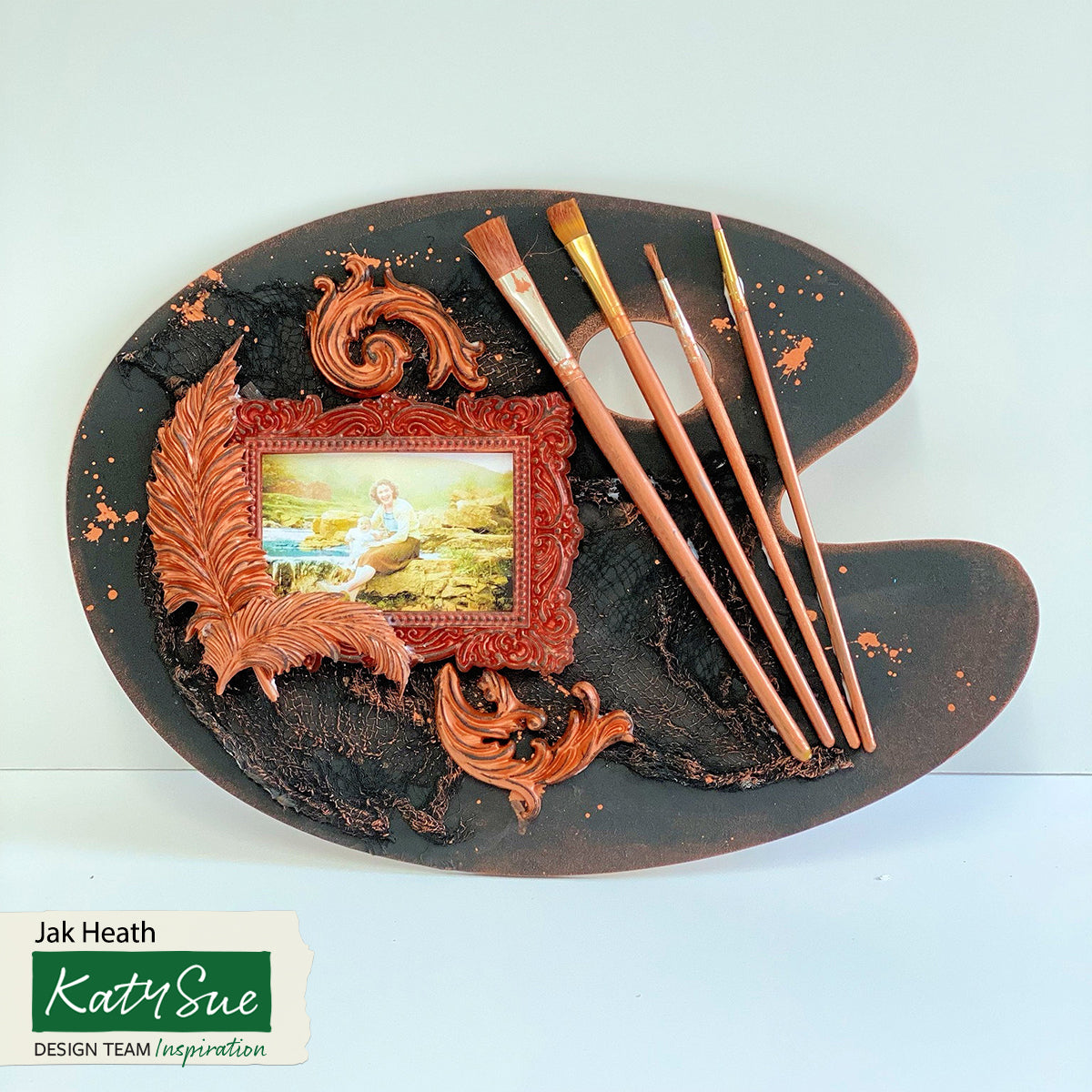 Large Vintage Frame Silicone Mould