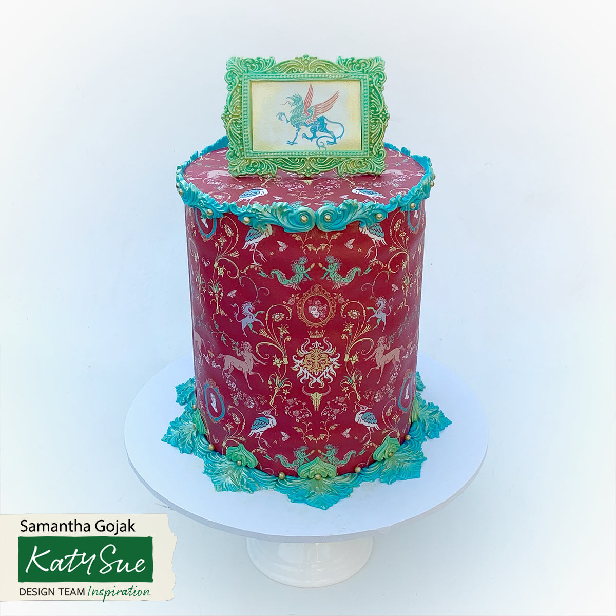 Large Vintage Frame Silicone Mould