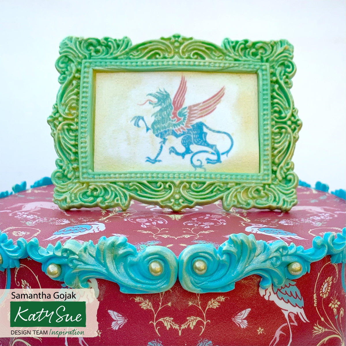 Large Vintage Frame Silicone Mould