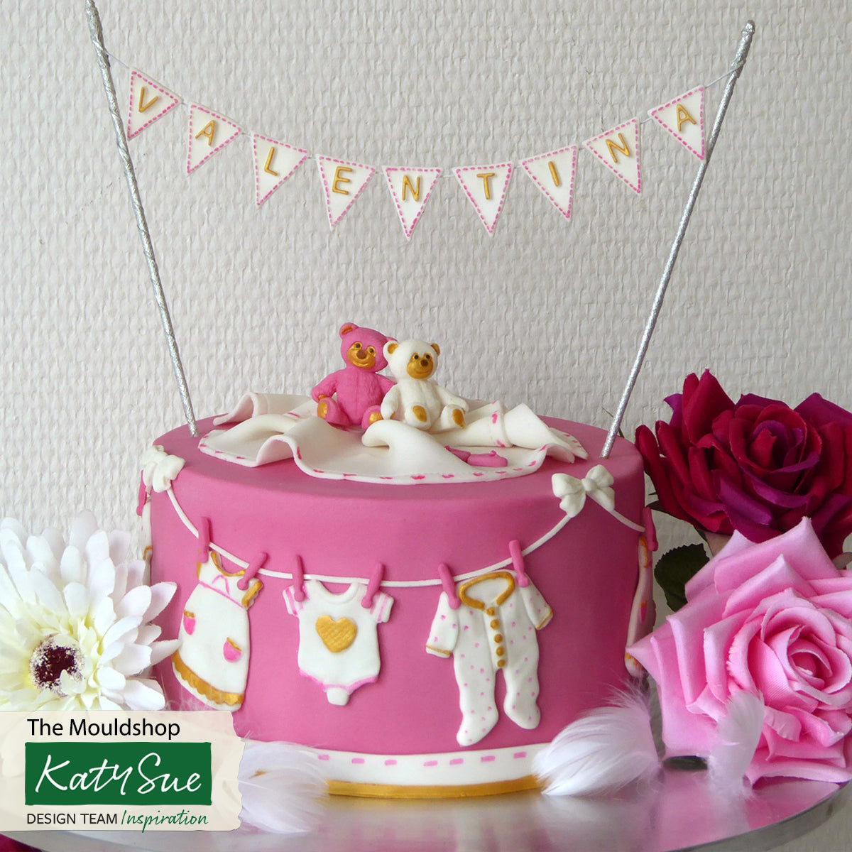 Baby Clothes Washing Line Silicone Mould