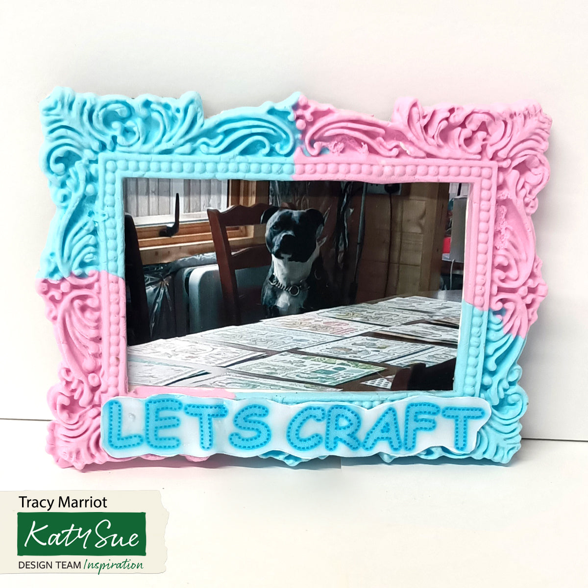 Large Vintage Frame Silicone Mould