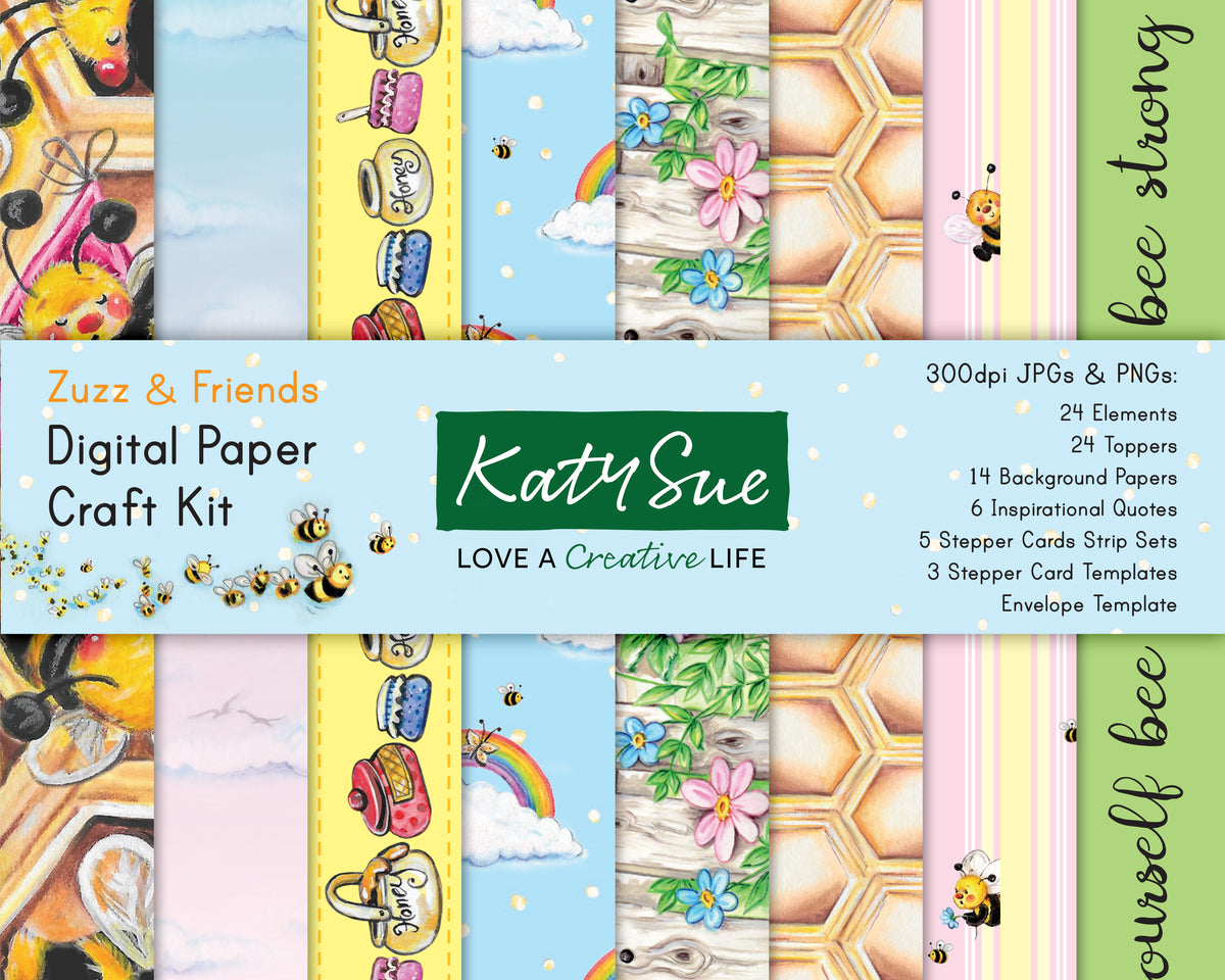Zuzz & Friends | Digital Craft Bundle l Katy Sue Designs